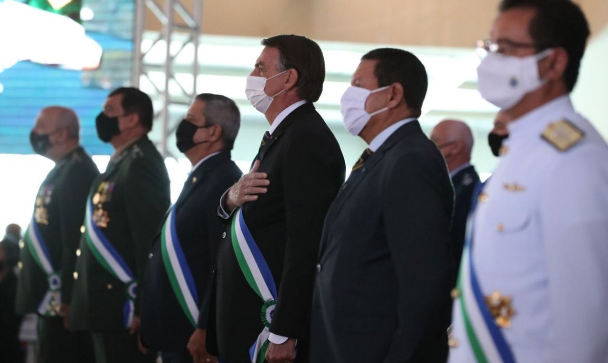 Governo "joga dentro das quatro linhas" da Constituição, diz Bolsonaro (Foto: Marcos Corrêa/ PR)