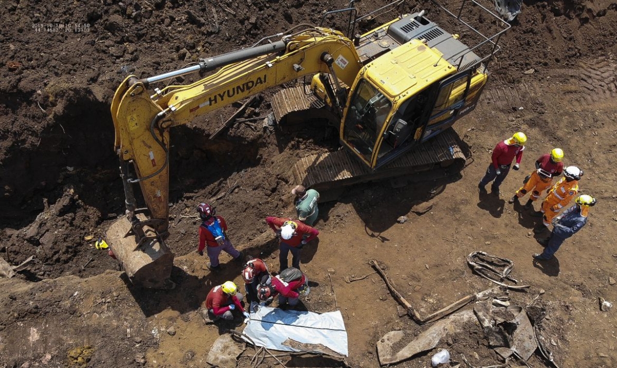 Vale terá de pagar R$ 1 milhão a cada empregado morto em Brumadinho (Foto: Divulgação/ Corpo de Bombeiros de Minas Gerais)