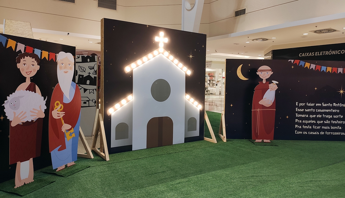 São João no Shopping Jardins: homenagem aos santos juninos (Foto: Divulgação)