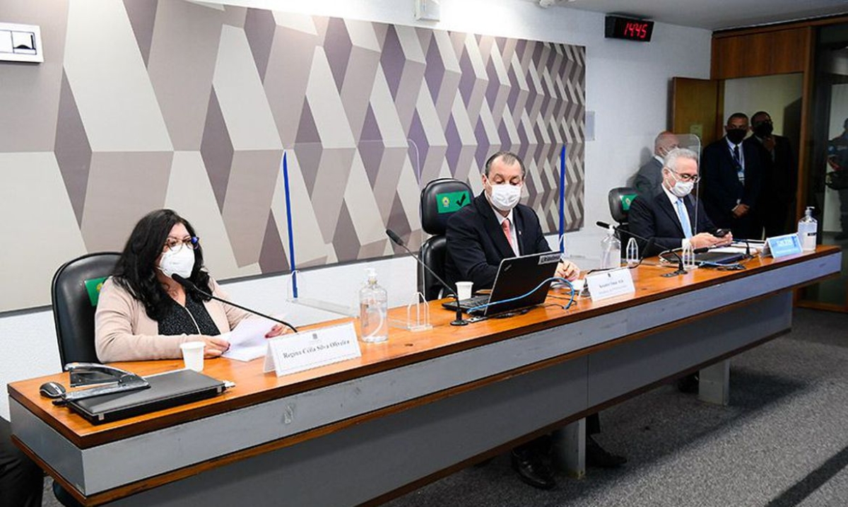 CPI: fiscal de contratos nega irregularidades em processos de vacinas (Foto: Marcos Oliveira/ Senado Federal)