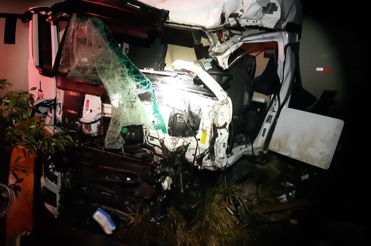 A ocorrência foi registrada na noite desta terça-feira, 13 (Foto: PRF)