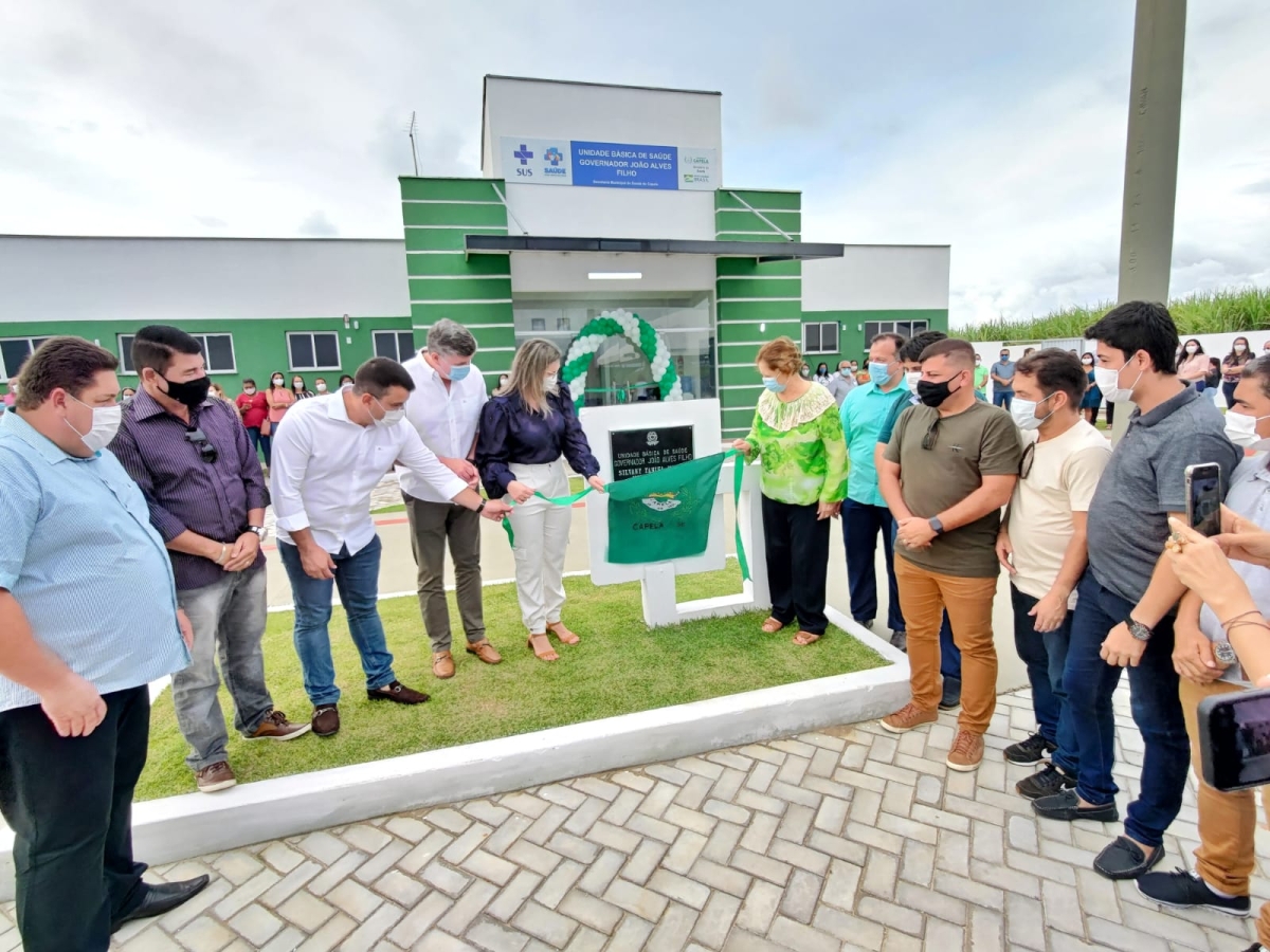 Governo de Capela inaugura clínica e anuncia duas novas unidades de saúde (Foto: Assessoria Prefeitura de Capela)