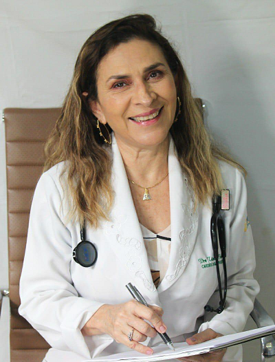 Cardiologista cooperada Unimed Sergipe, Tânia Andrade (Foto:Assessoria Unimed Sergipe )