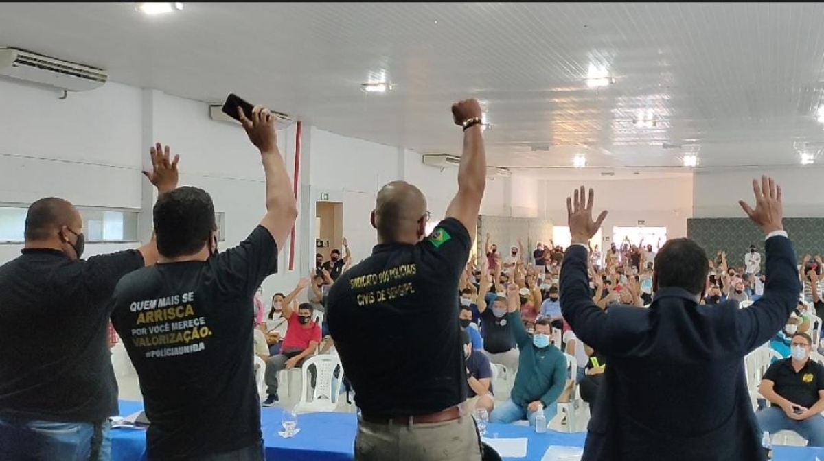 Luta pelo adicional de periculosidade: Policiais e bombeiros de Sergipe deflagram Operação Polícia Unida a partir desta sexta-feira, 6/8 (Foto: Sinpol Sergipe)