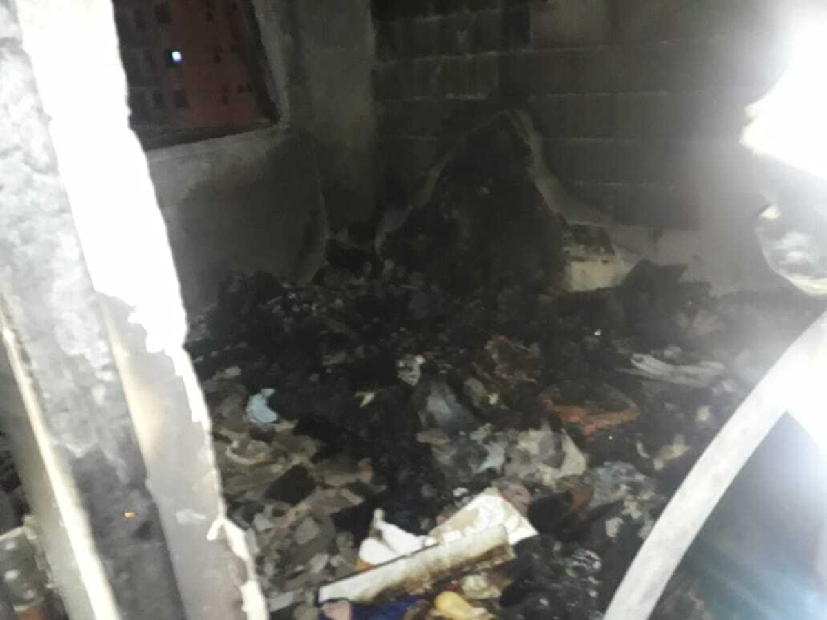 Os bombeiros informaram que o local foi isolado e entregue a Defesa Civil. Os trabalhos duraram por toda madrugada (Foto: CBM/SE)