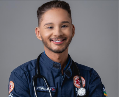 Acadêmico Felipe Lima (Foto: Assessoria de Imprensa Unit)