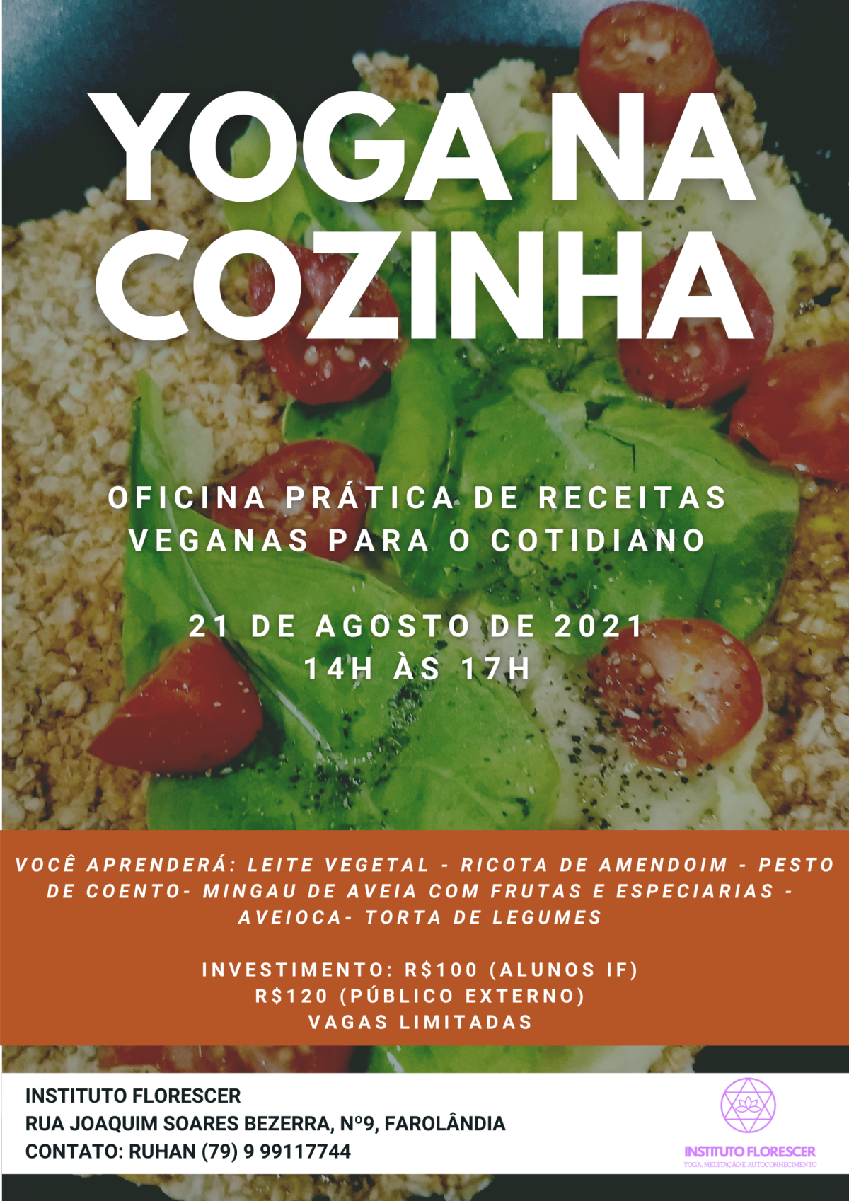 Vida saudável: oficina ensina receitas veganas para o cotidiano (Imagem: Divulgação)