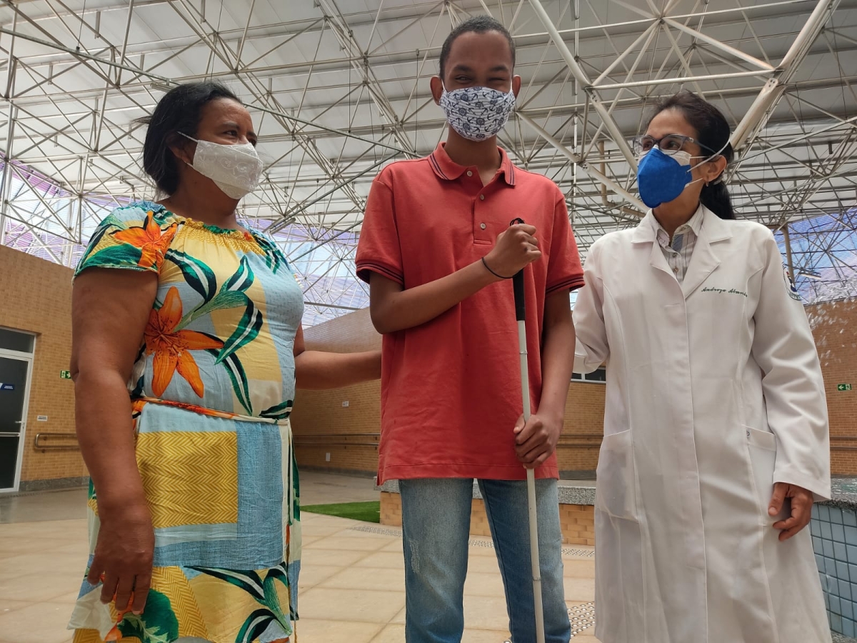 CER IV renova esperanças de dias melhores para deficentes visuais e familiares (Foto: Ewertton Nunes/ SES/SE)