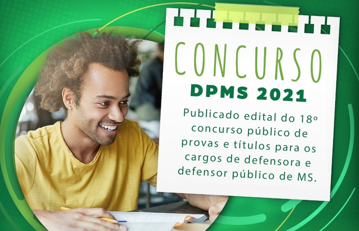 Defensoria Pública do MS abre concurso com sete vagas (Arte: DPMS)