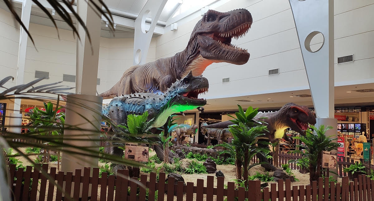 Shopping Jardins recebe exposição "Mundo Jurássico" (Foto: Ascom Shopping Jardins)