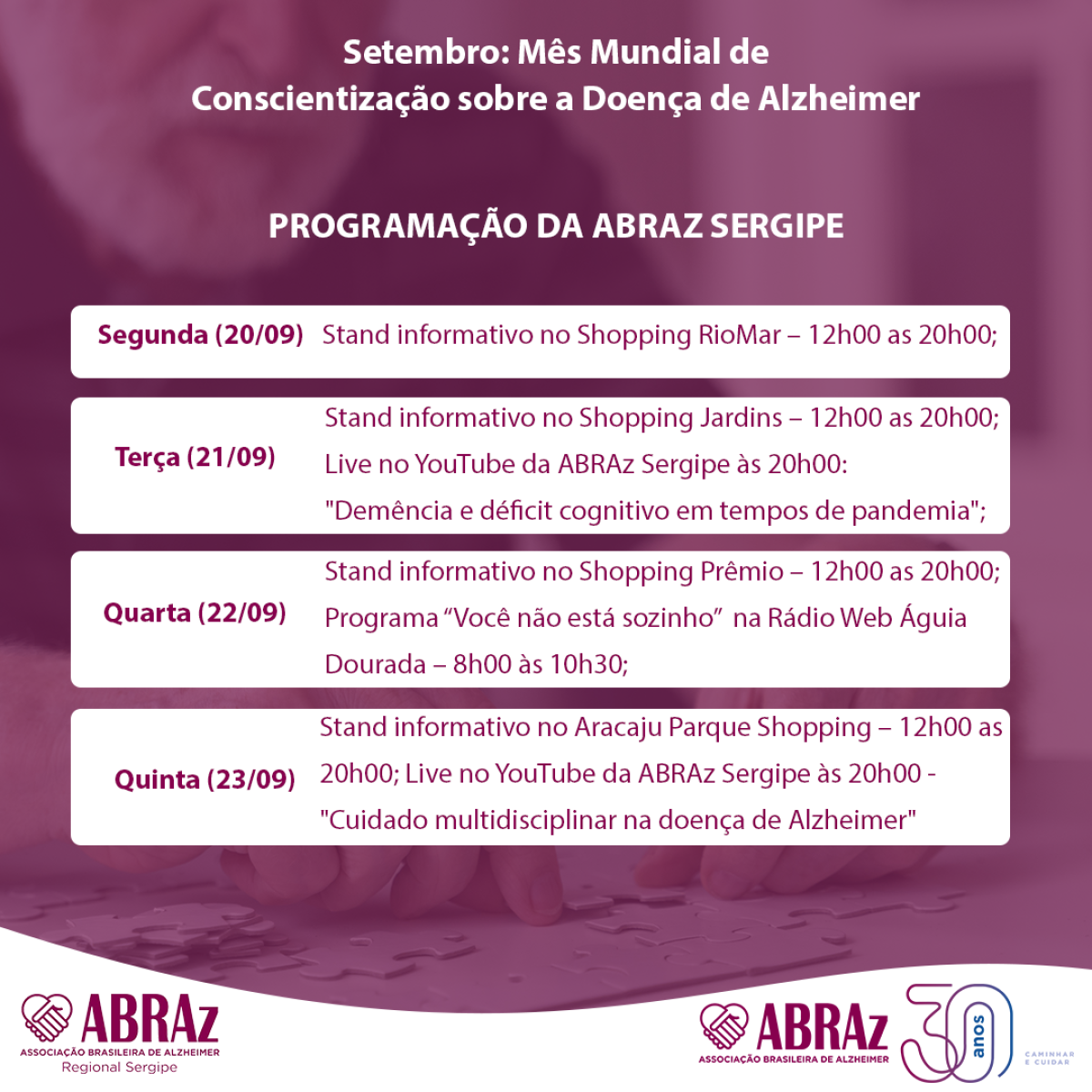 Imagem: Divulgação/ ABRAz/SE