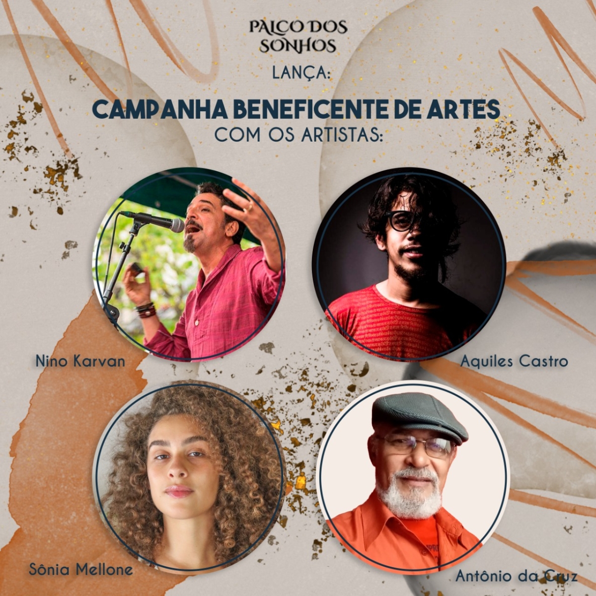 Palco dos Sonhos lança Circuito Beneficente de Artes (Imagem: Divulgação)