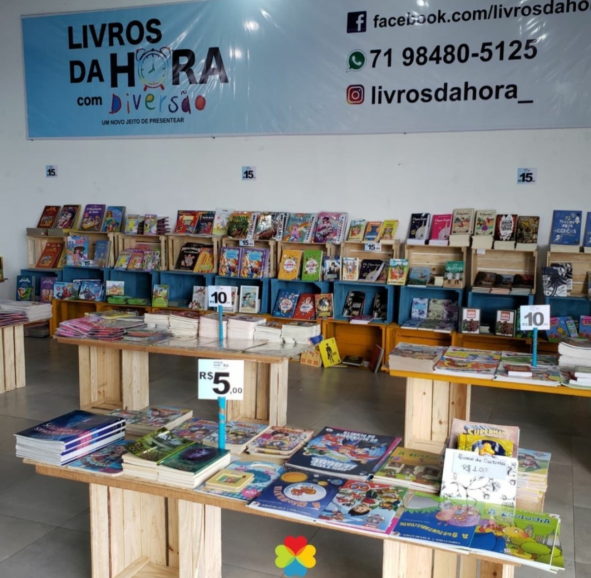 Feira no Shopping Prêmio tem livros a partir de R$ 5,00 (Foto: Assessoria)