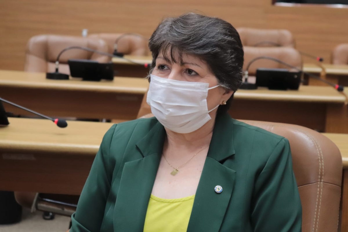 Maria Mendonça apela ao Governo para que extinga contribuição previdenciária dos aposentados e pensionistas (Foto: Jadilson Simões/ Alese)