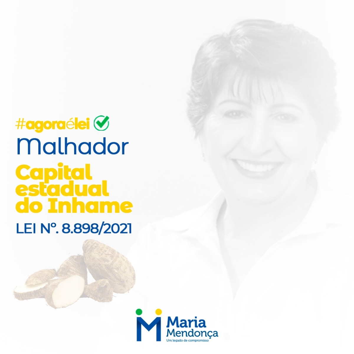 Malhador é, oficialmente, a "Capital Estadual do Inhame" (Imagem: Assessoria Maria Mendonça)