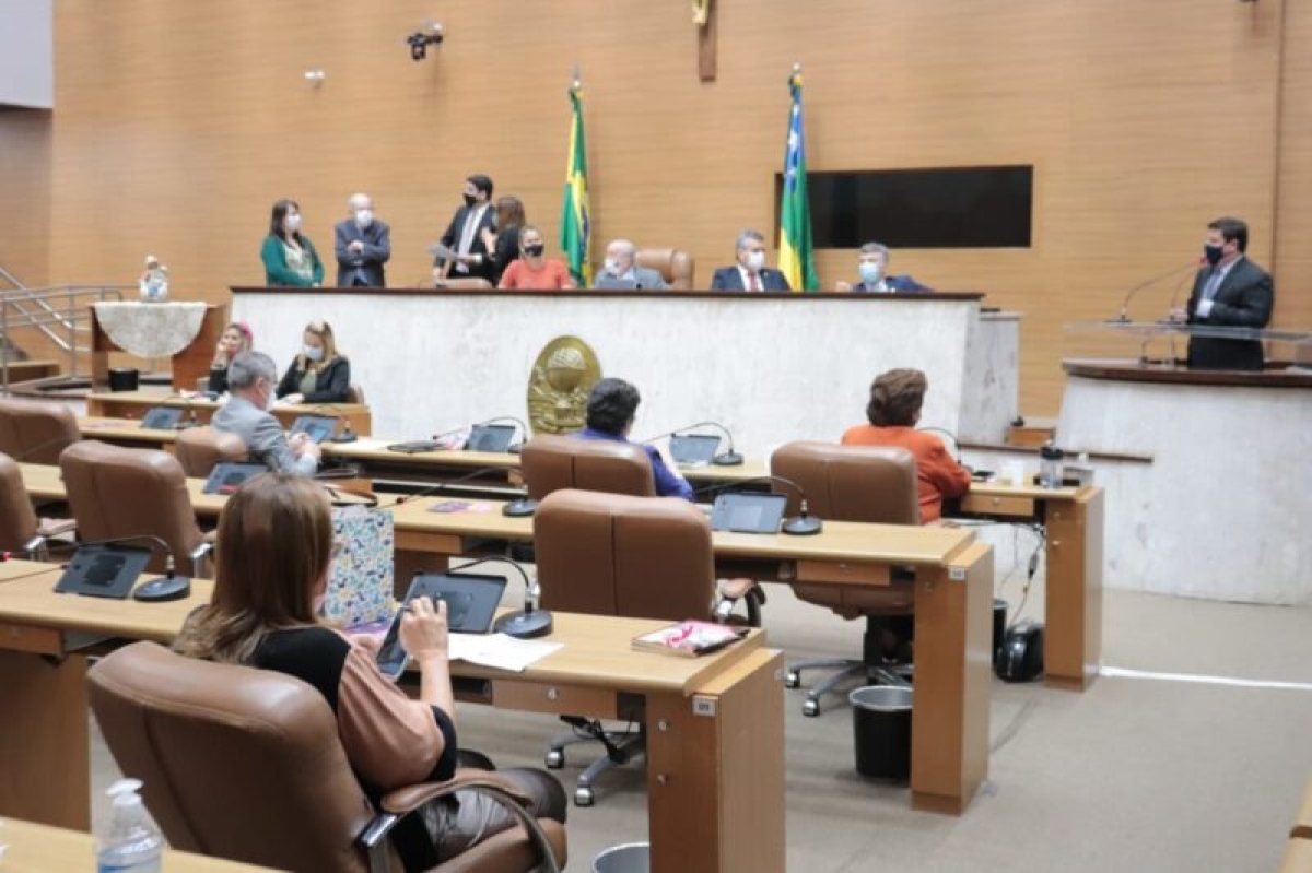 Deputados discutem requerimento da CPI da Covid (Foto: Jadilson Simões/ Alese)