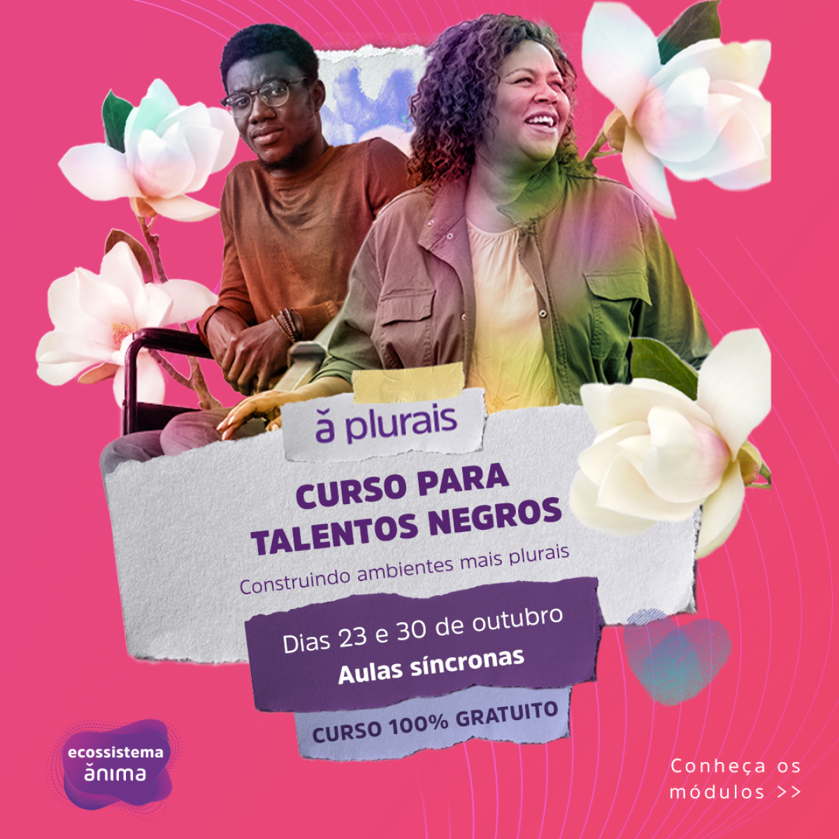 Instituto ?nima lança curso gratuito para talentos negros (Imagem: Divulgação)