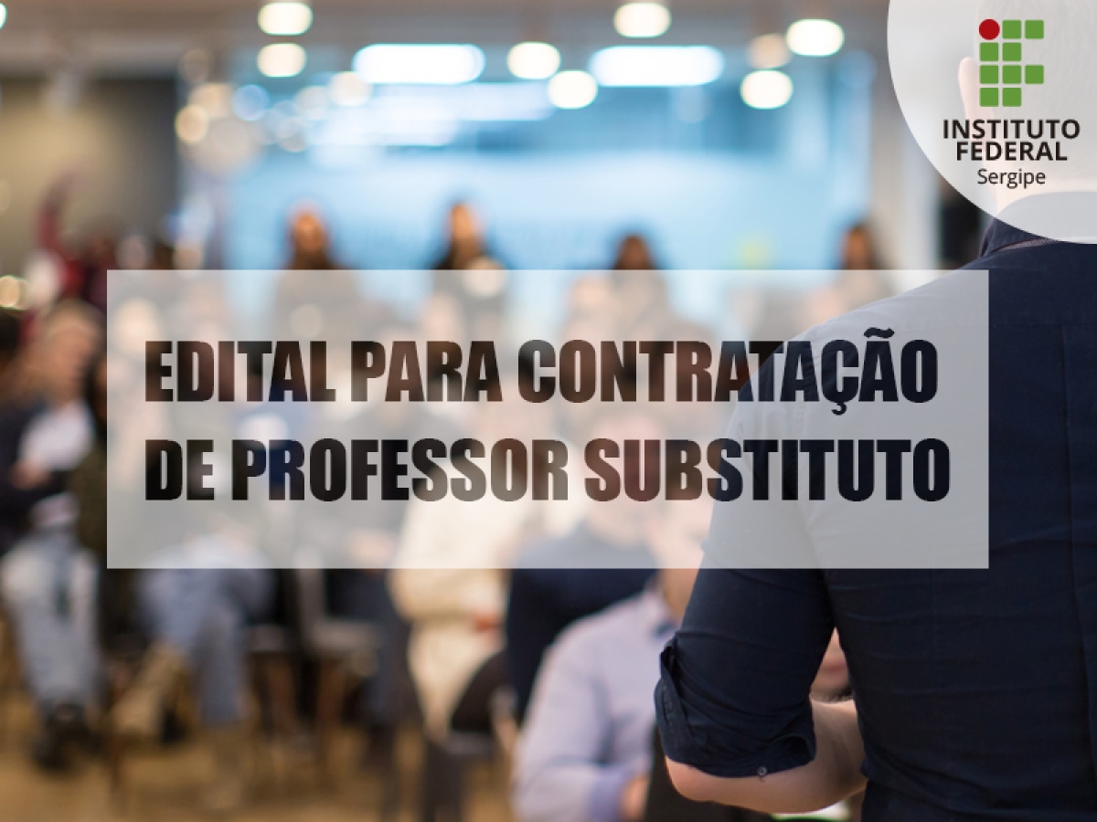 IFS torna público edital com sete vagas para contratação de Professor Substituto (Imagem: Divulgação/ IFS)