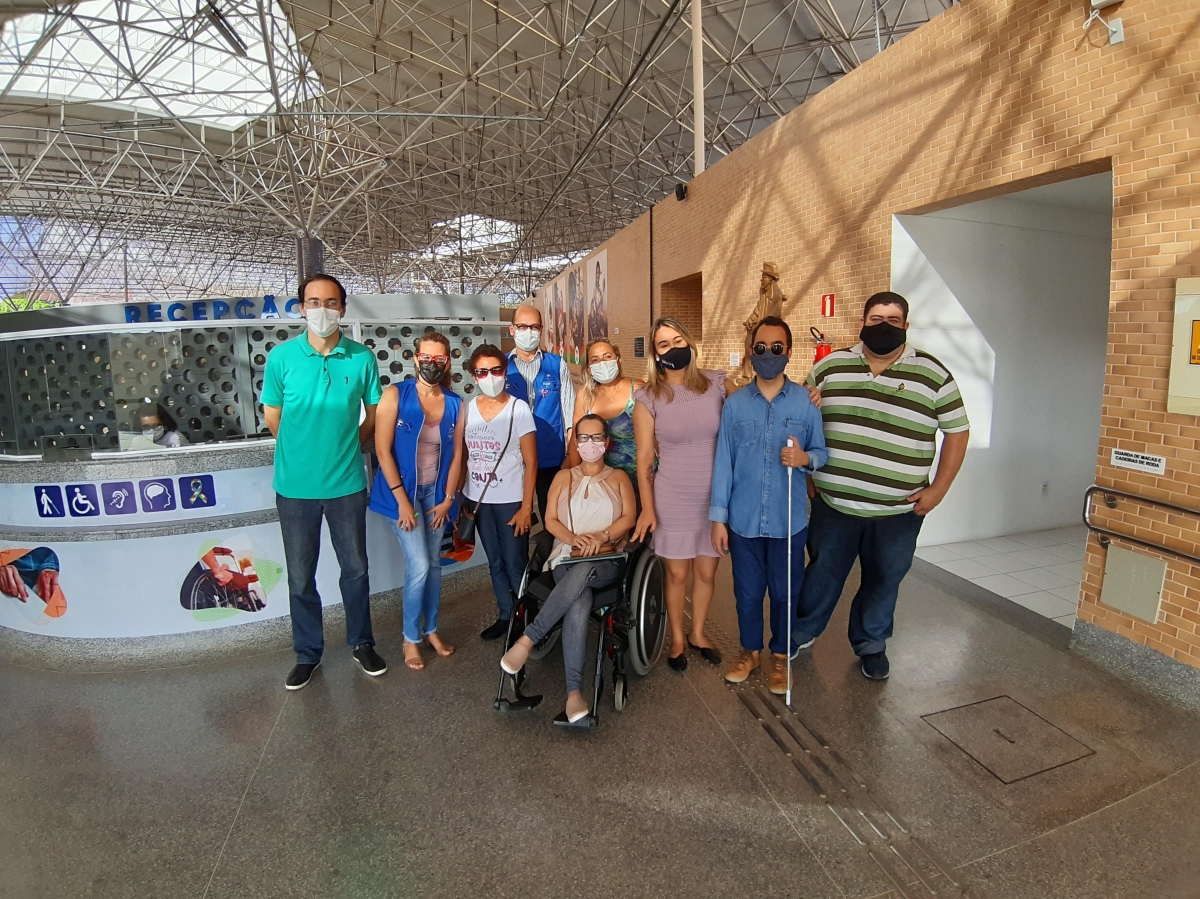 Núcleo Acessibilidade 23 realiza visita ao CER IV (Foto: Assessoria Kitty Lima)
