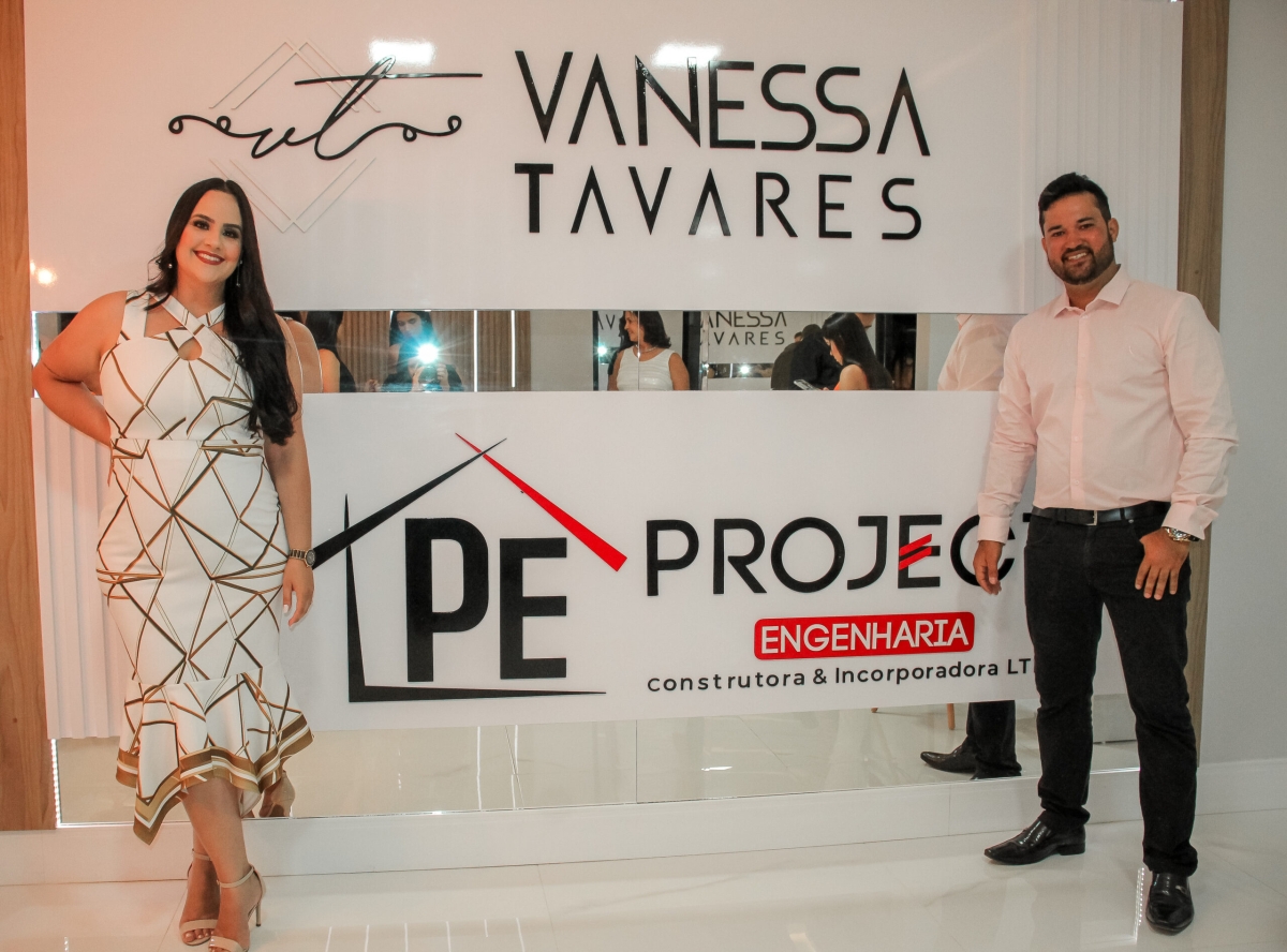 Confiram as fotos da inauguração do escritório da arquiteta Vanessa Tavares e Project Engenharia (Foto: Mel Nunes/ Conexão Gloriense)