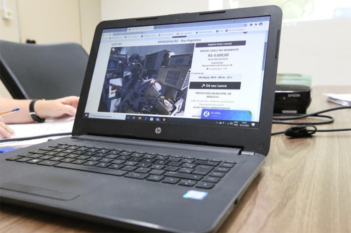 Toda a execução do leilão será no formato virtual. (Foto: Sergio Silva/ Secom PMA)