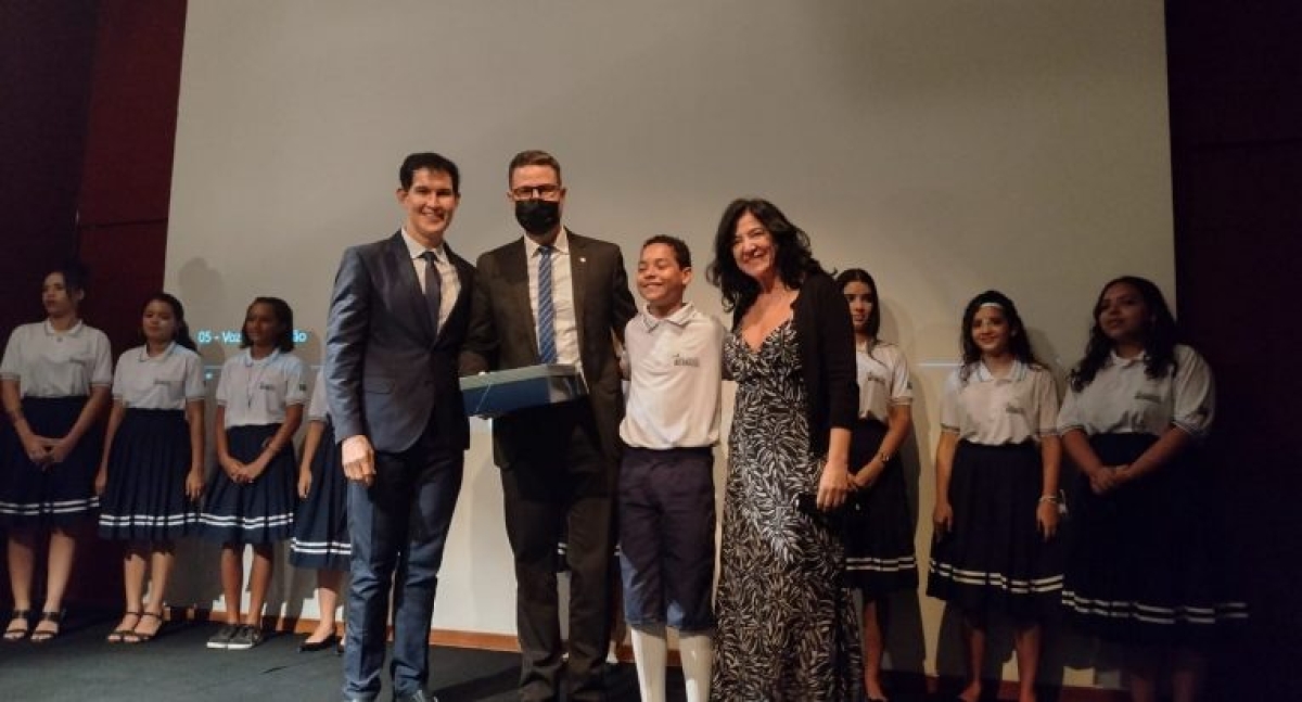 Em primeira apresentação para o público, Coral Jovens Cantores do Brasil encanta com novos talentos (Foto: Assessoria de Imprensa Unit)