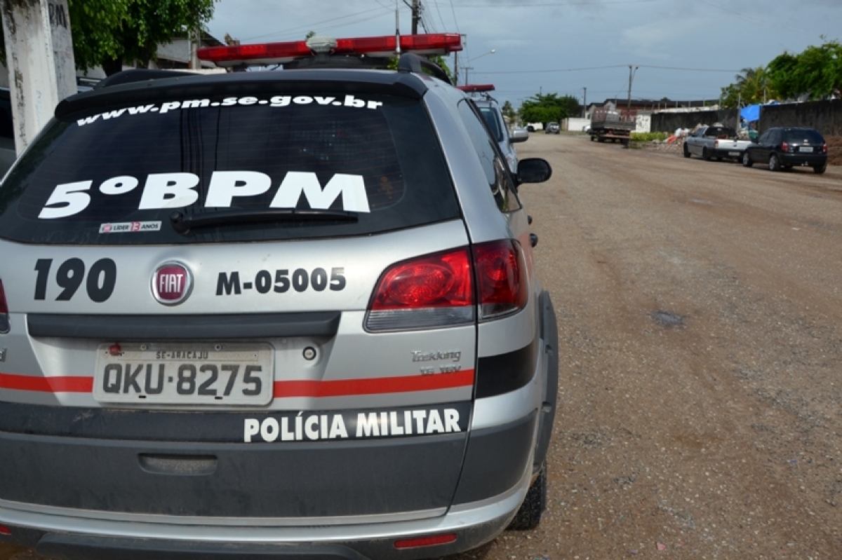 PM prende homem que ameaçou agredir a companheira com uma pá em Nossa Senhora do Socorro (Foto: Arquivo SSP/SE)