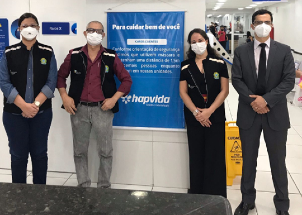 CRP19 realiza fiscalização na Clínica da Hapvida (Foto: CRP19)