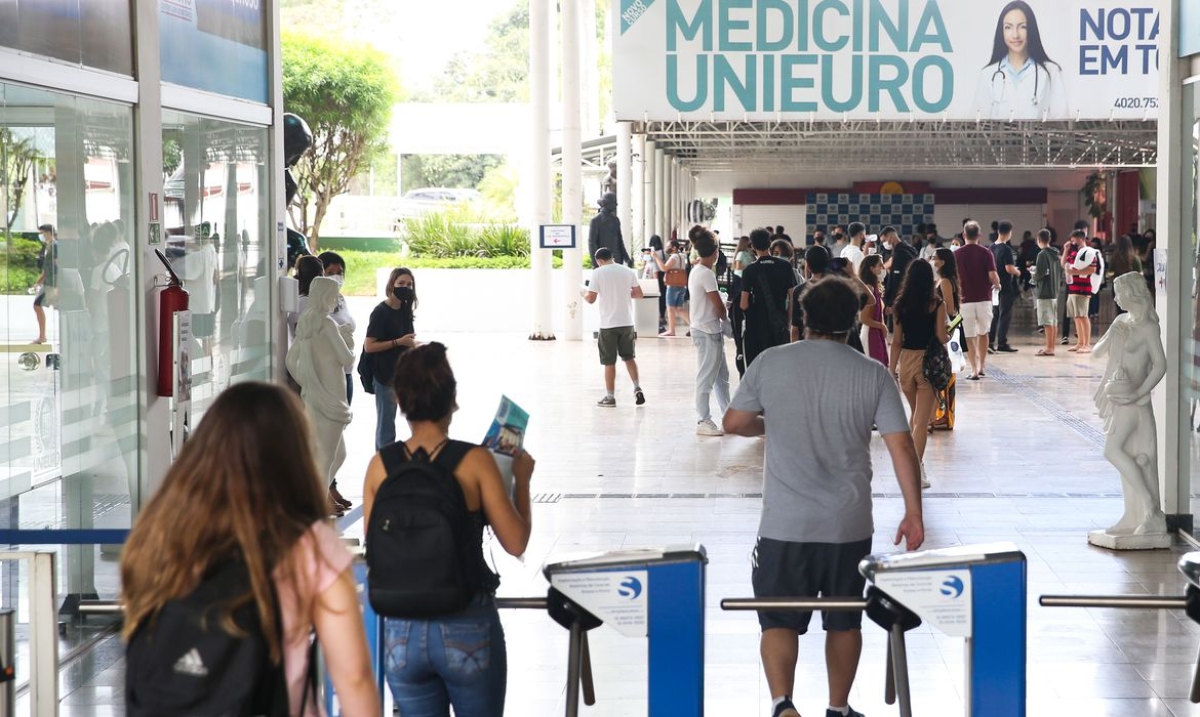 Estudantes falam sobre segundo dia de provas do Enem (Foto: Valter Campanato/ Agência Brasil)