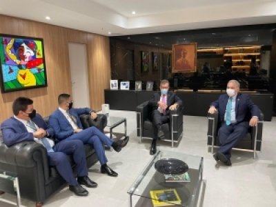 Laércio Oliveira se reúne com ministros do Desenvolvimento, Agricultura e Saúde (Foto: Site Laércio Oliveira)