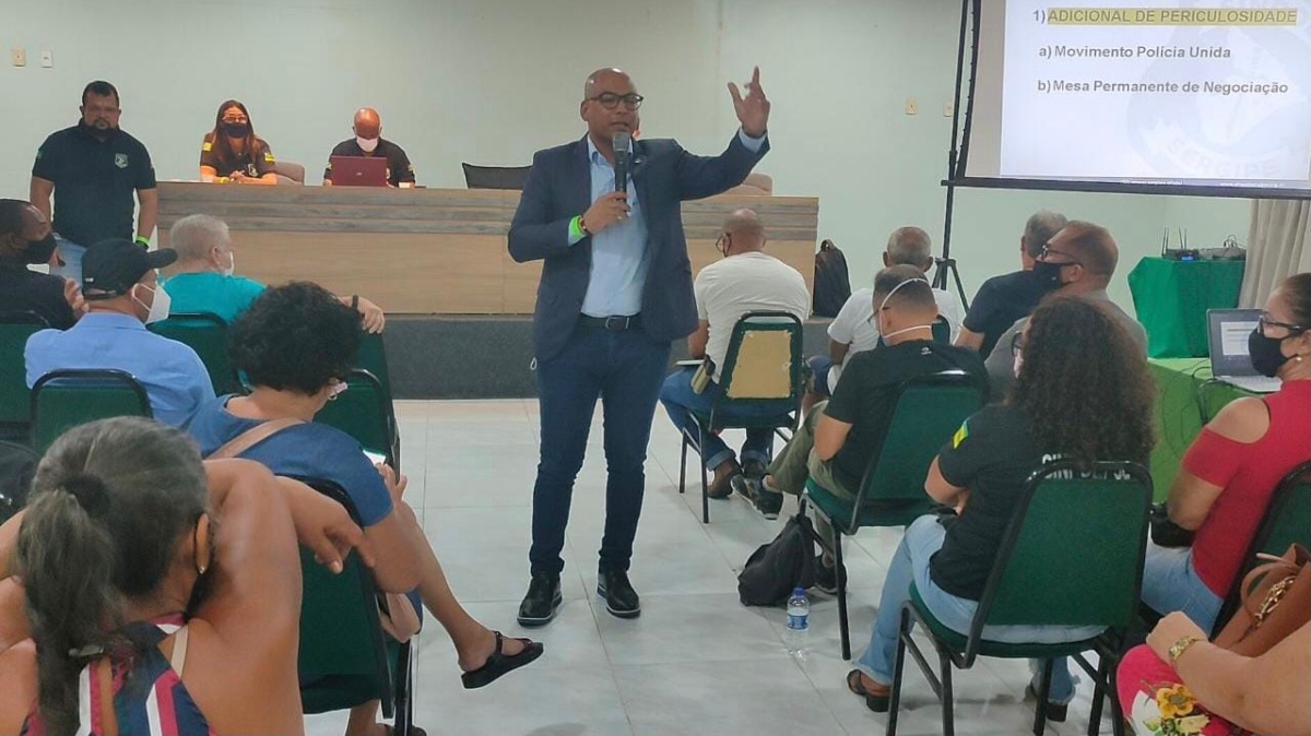 Assembleia Geral do Sinpol/SE: Policiais civis confirmam luta pelo adicional de periculosidade e por projeto de reestruturação da categoria (Foto: Sinpol/SE)