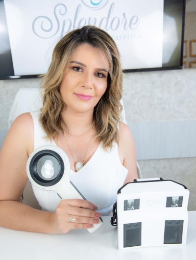 Dra. Suyan Vasconcelos, CEO da Clínica Splendore em Aracaju (Foto: Rodrigo Alves)