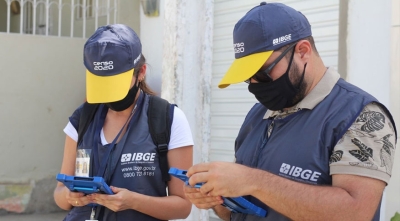 A previsão é que os aprovados trabalhem por até três meses na coleta domiciliar (Foto: Divulgação/ IBGE)