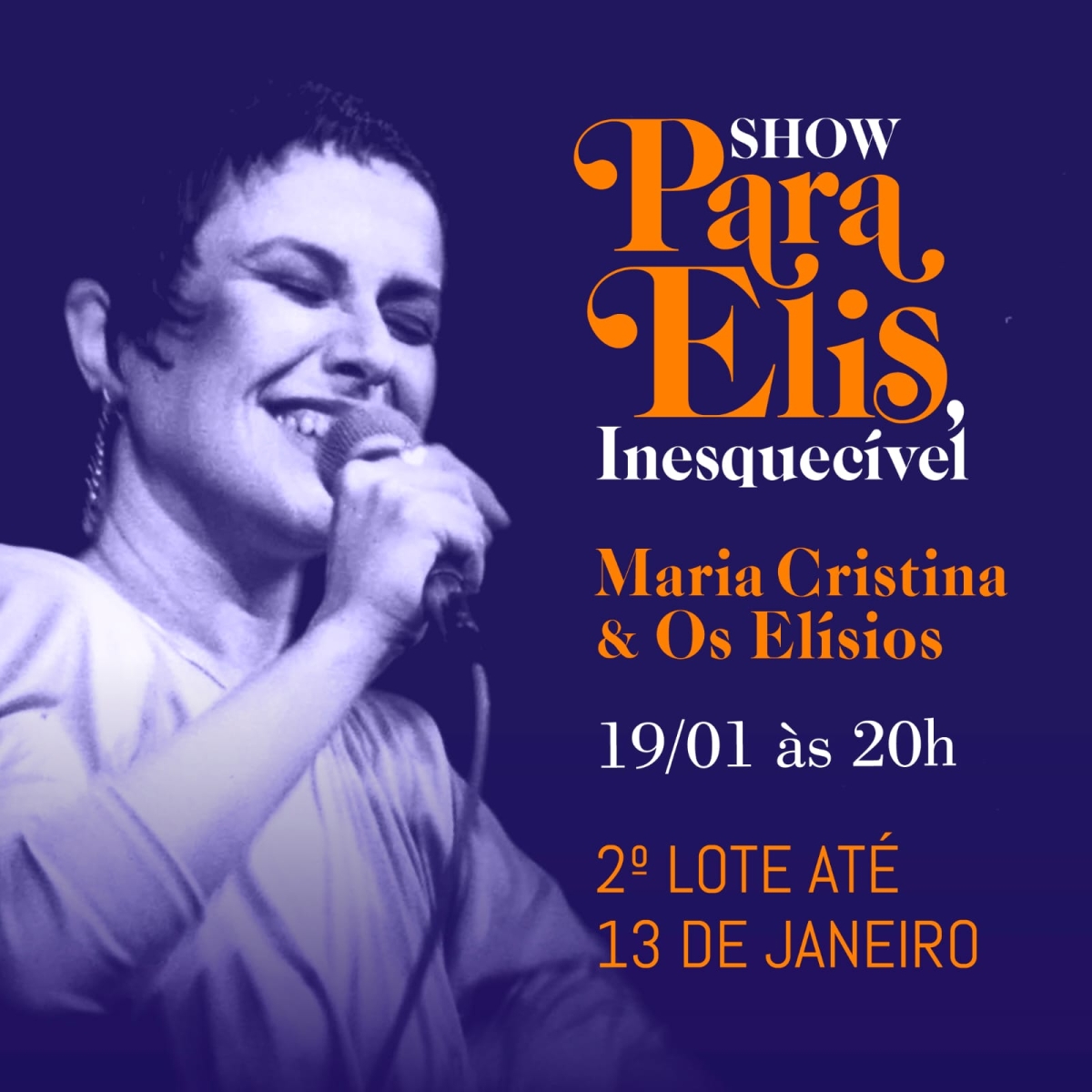 Maria Cristina e os Elísios celebram 40 anos de saudade de Elis Regina (Imagem: Divulgação)