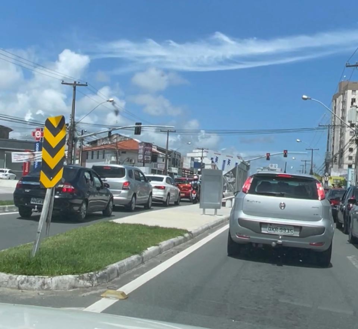 O ano novo chegou e o trânsito da Hermes Fontes continua desordenado, lamenta Ricardo Marques (Foto: Assessoria Ricardo Marques)
