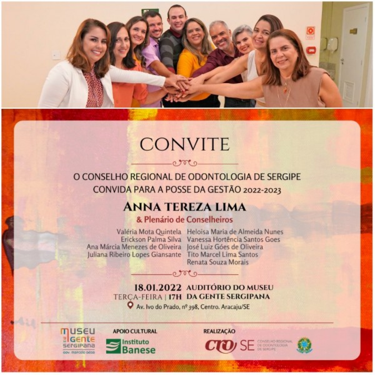 Conselho Regional de Odontologia empossa primeira mulher na presidência em 54 anos (Imagem: Divulgação/ CRO/SE)