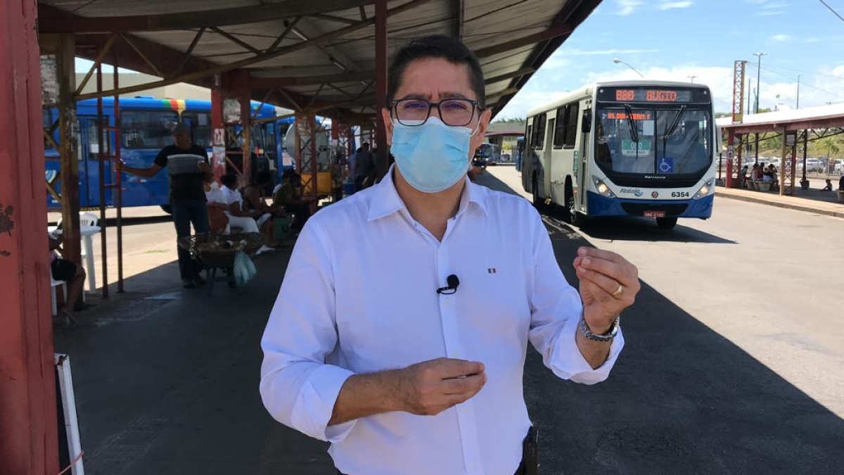 Ricardo Marques diz que reformar  terminal sem fazer licitação do transporte é brincar com o povo (Foto: Assessoria Ricardo Marques)