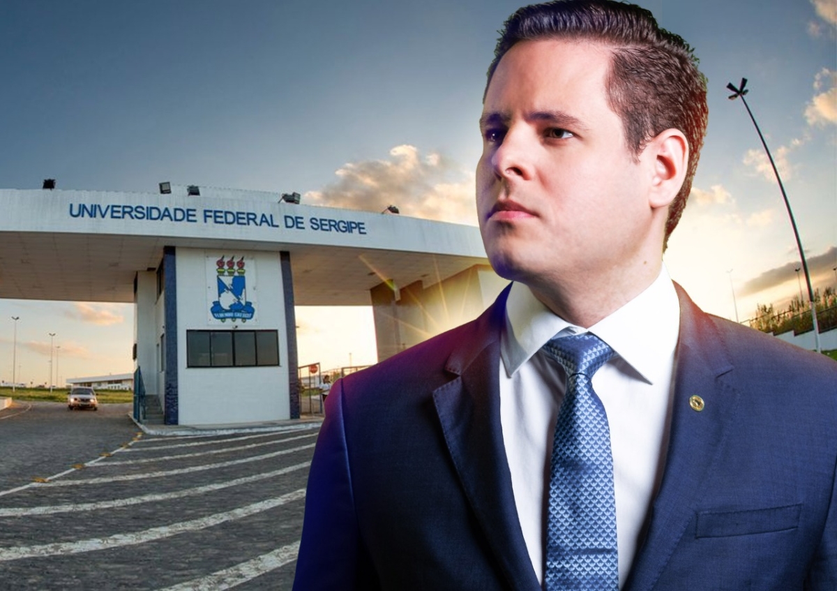 Rodrigo Valadares, UFS Livre e Coronel Rocha se reúnem contra Comprovante Vacinal na Universidade  (Foto: Assessoria Rodrigo Valadares)