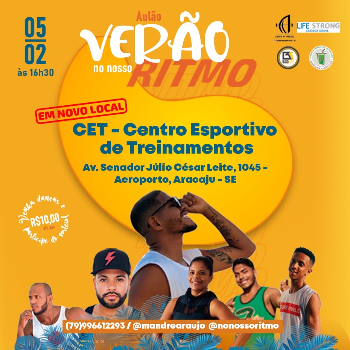 Aulão de ritmos, zumba e fitdance acontece em Aracaju (Imagem: Divulgação)
