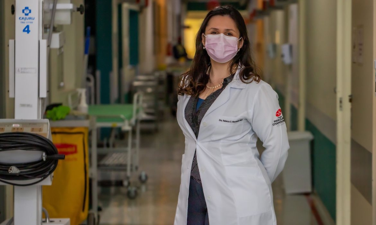Rebecca Stival estuda os impactos e tratamentos de enfisema na doença pulmonar obstrutiva crônica (Foto: Arquivo pessoal)