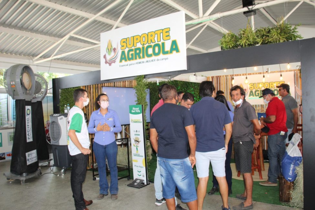 Sucesso absoluto marca o último dia de evento no Stand da Suporte Agrícola (Foto: Mel Nunes/ Conexão Gloriense)