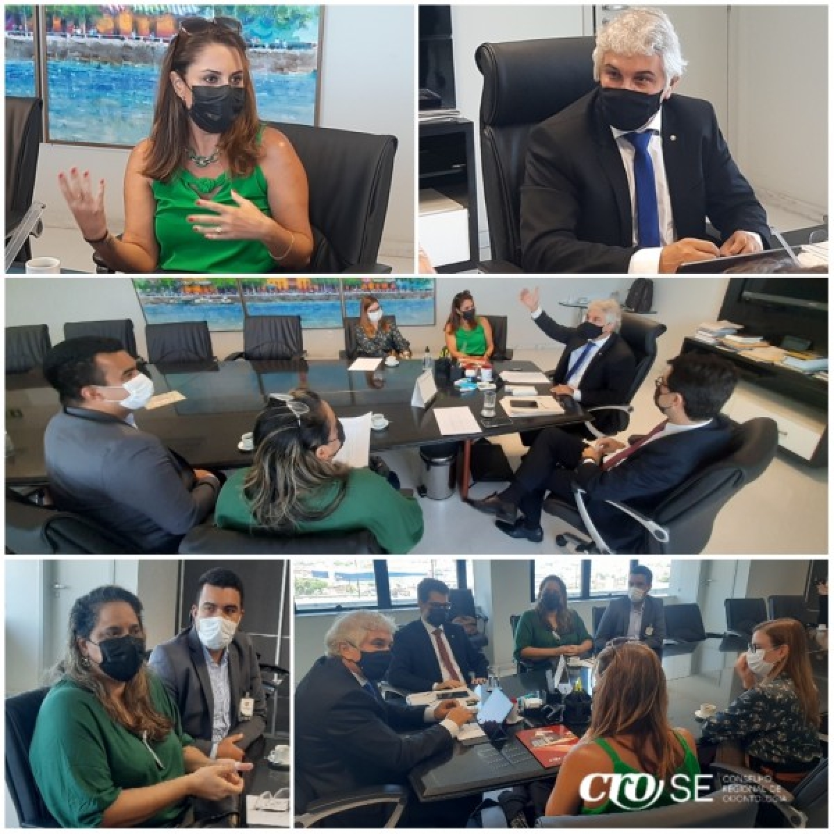 CRO-SE busca apoio do MP/SE para assegurar cumprimento da Lei do Piso de Cirurgiões-Dentistas nos municípios (Fotos: CRO/SE)