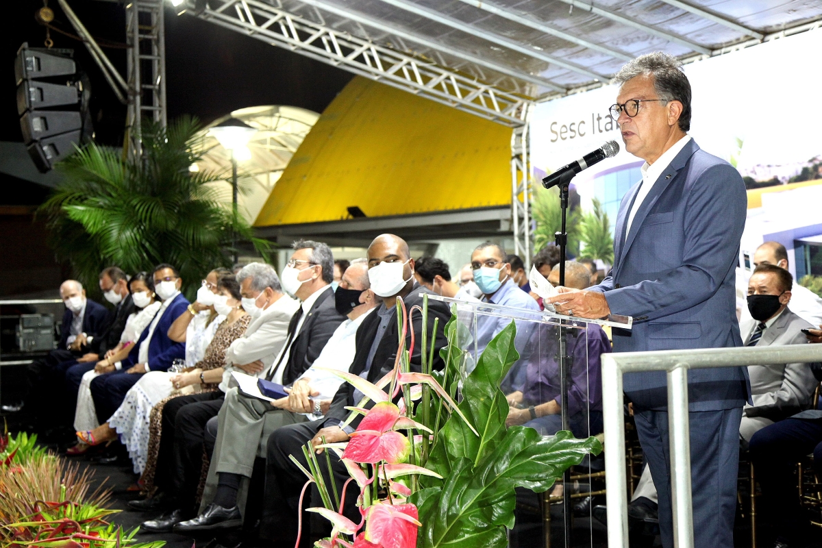 Presidente Laércio Oliveira destaca a importância do Sesc (Foto: Sesc/SE)