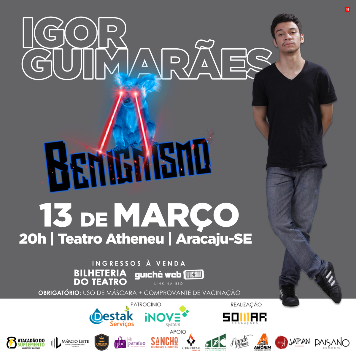 Igor Guimarães em "Benignismo" (Imagem: Divulgação)