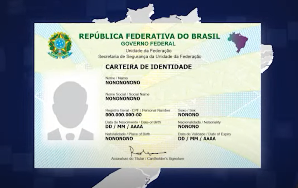 Os institutos nacionais de identificação têm até 6 de março de 2023 para se adequarem à mudança (Foto: Reprodução/ Governo do Brasil)