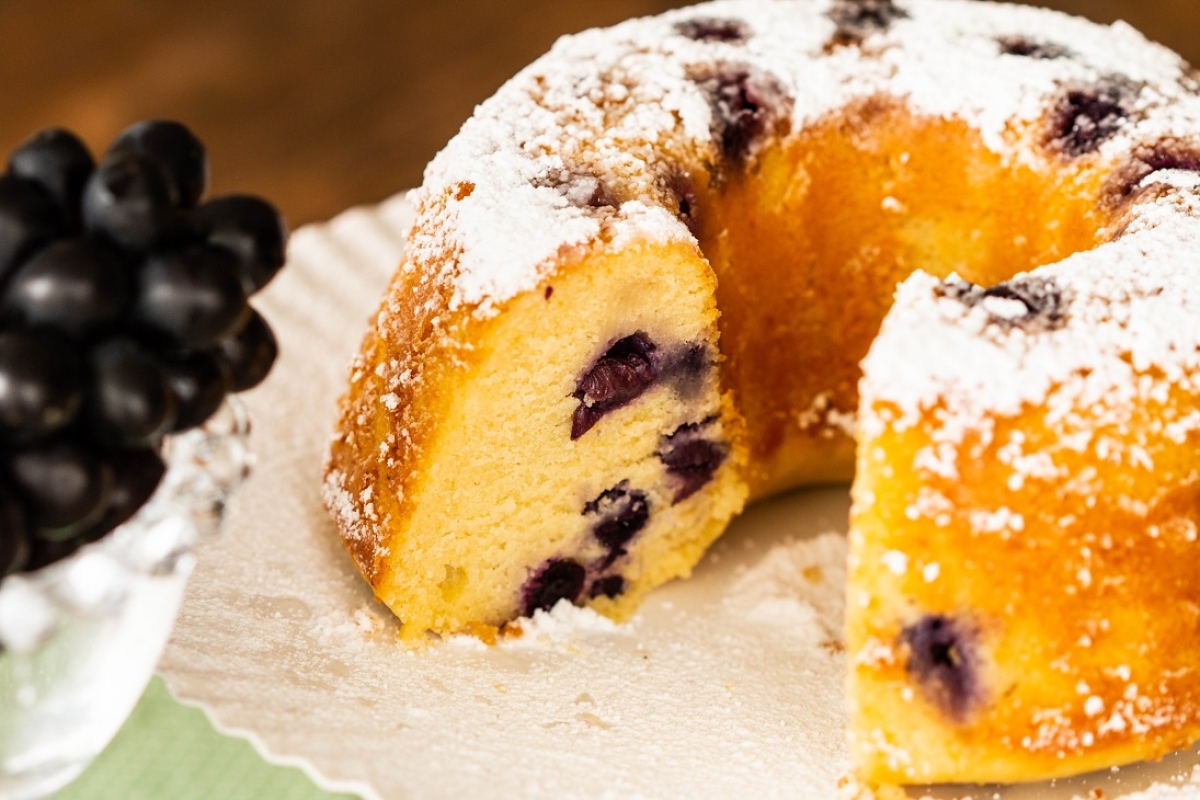 Bolo de Queijo Cremoso e Uva (Foto: Divulgação/ Mimo)