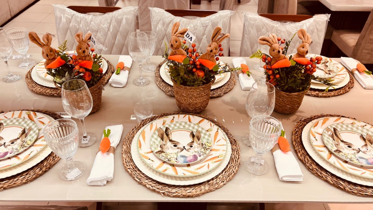 Confira as tendências de decoração para a comemoração da Páscoa deste ano (Foto: Divulgação)