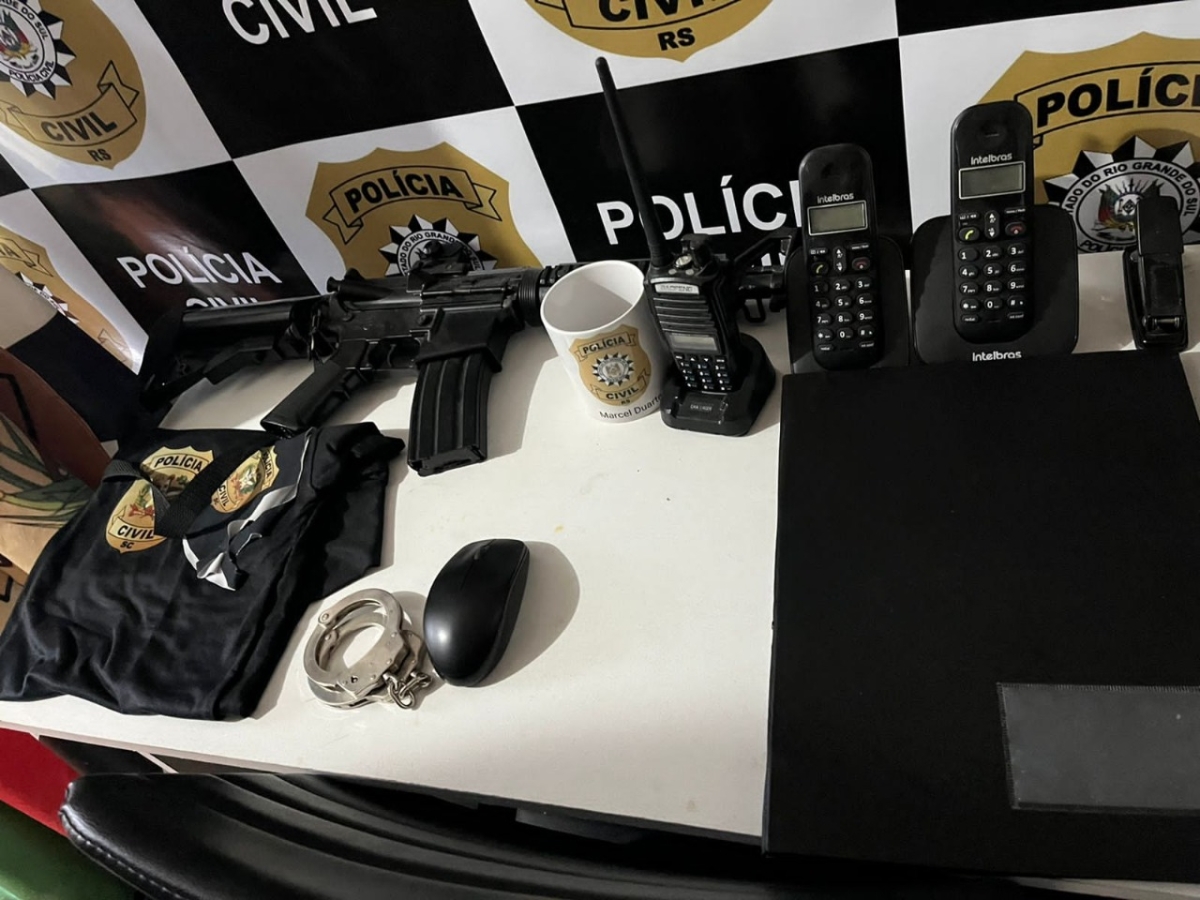 Operação identifica falsa delegacia usada para aplicar golpes no RS (Foto: SSP/SE)