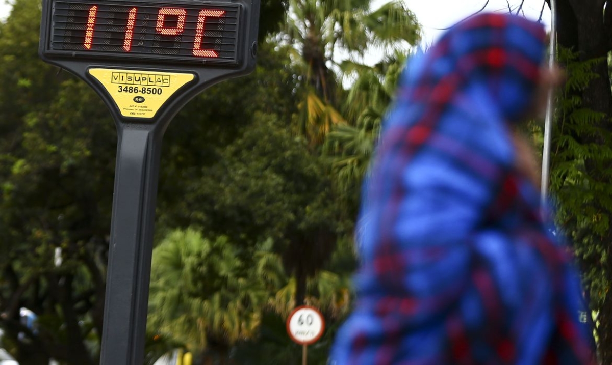 Inmet emite alerta de risco à saúde por conta de frio intenso - Foto: Marcelo Camargo | Agência Brasil