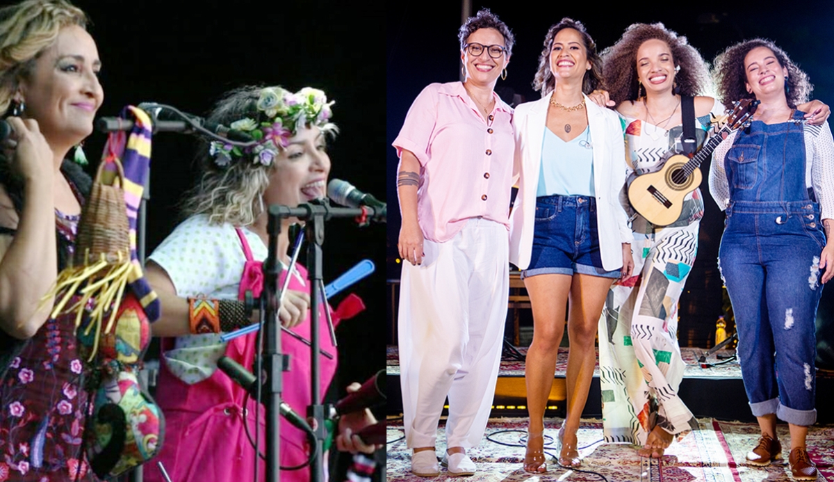 Celda & Sany Fontes e Samba de Moça Só - Foto: Divulgação